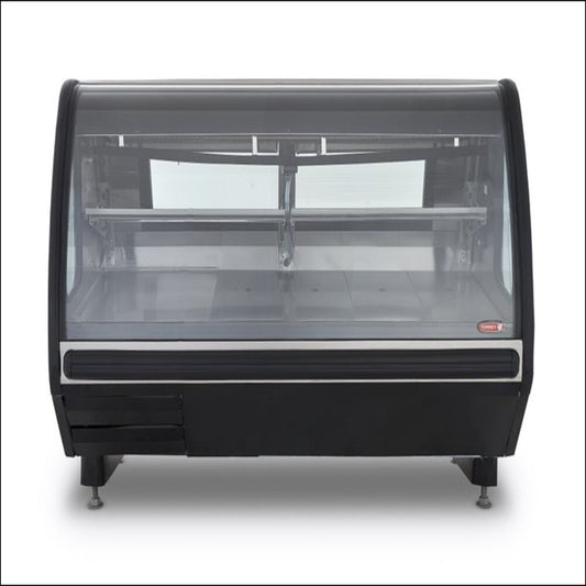 VITRINA CARNICERA VCA-200N  DISEÑO ESPECIAL COLOR NEGRO, CRISTAL CURVO AUTOCONTENIDA MARCA TORREY